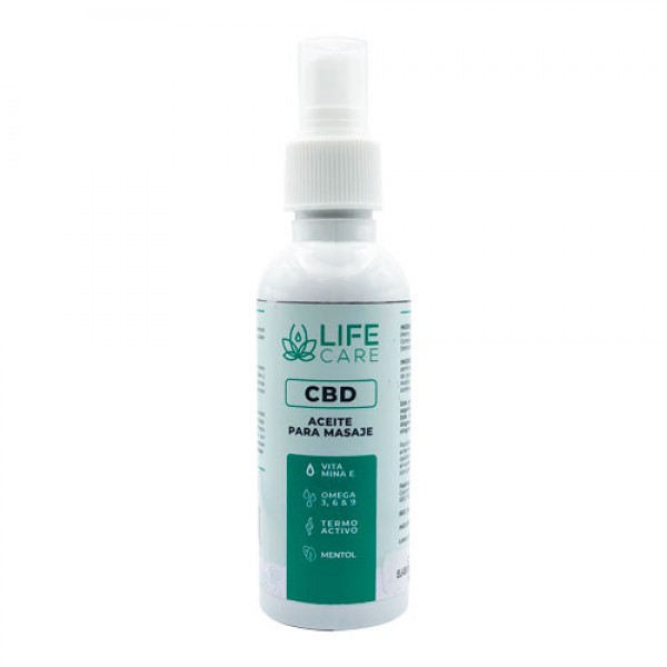 Óleo Life Care CBD para Massagem - 120mL